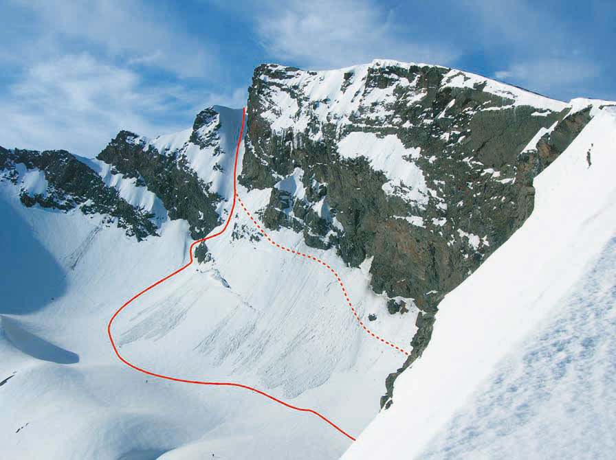 SUBIDA CORREDOR CARA NORTE VELETA