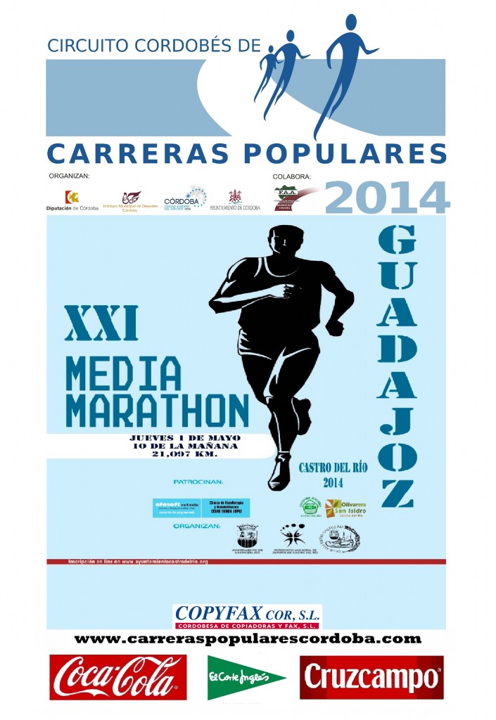 XXI.- MEDIO MARATON, CASTRO DEL RIO, CATEGORIA BASE Y DISCAPACITADOS
