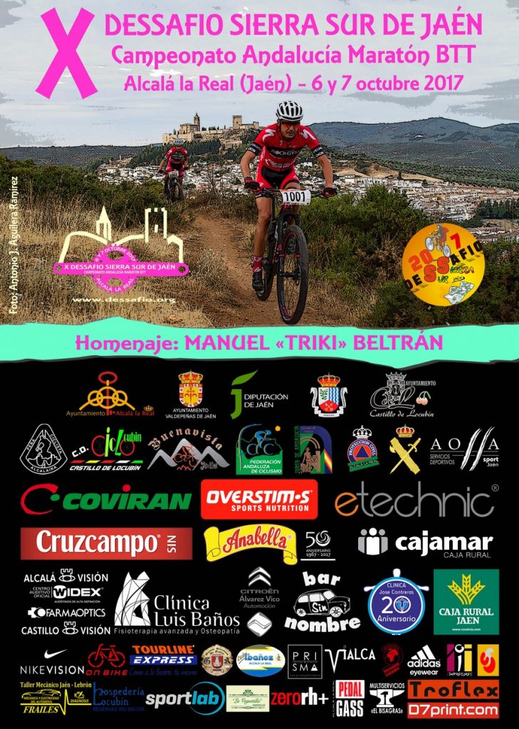 X .-DESSAFIO SIERRA SUR DE JAEN  BICI  BTT    8 CTO. ANDALUCIA  XCM