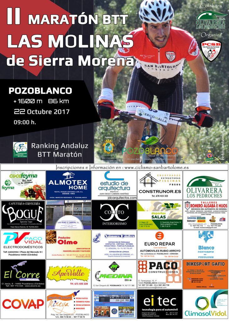 II.- MARATON BTT LAS MOLINAS DE SIERRA MORENA