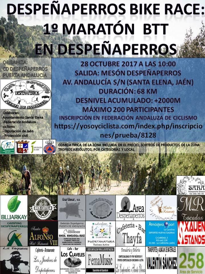 I .- MARATON  BTT  DESPEÑAPERROS BIKE RACE
