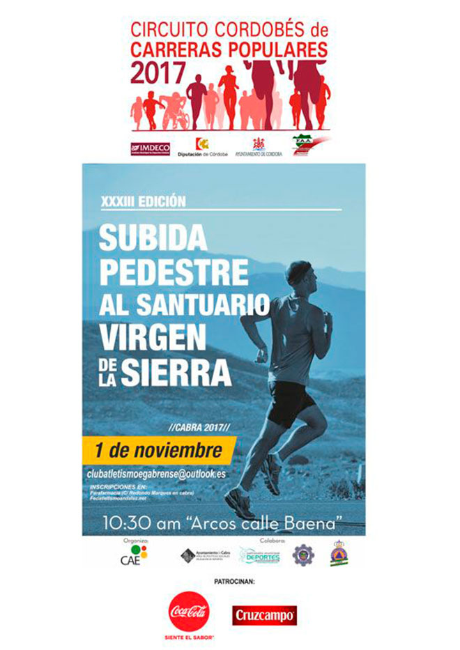 XXXIII.-SUBIDA PEDDESTRE SANTUARIO VIRGEN DE LA SIERRA DE CABRA