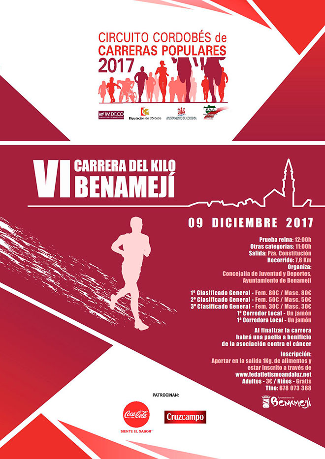VI.-.- CARRERA POPULAR DE BENAMEJI