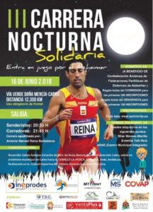 III.- CARRERA NOCTURNA SOLIDARIA EN JUEGO POR EL ALZHEIMER